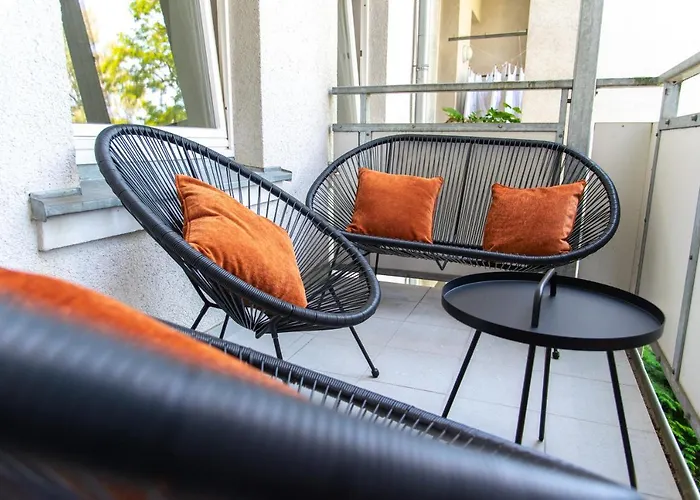 Kaßberg - Studio mit Balkon, Netlfix und Wifi