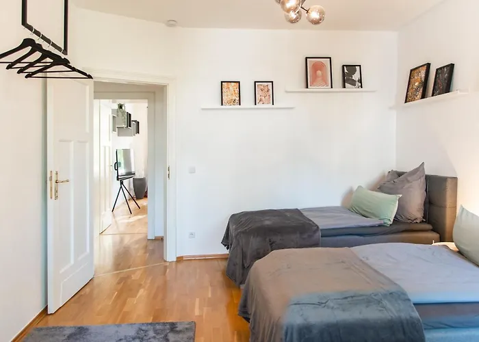 Kaßberg - Studio mit Balkon, Netlfix und Wifi